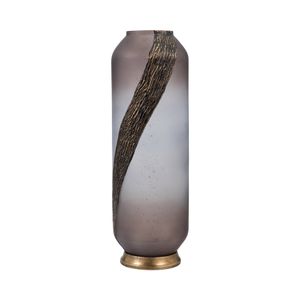 GAVINCLIFF PINK GLASS VASE 20 (IN) 5