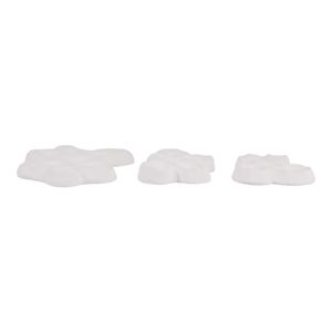 FALLONLEY SET OF 3 WHITE WALL SCULPTURES 14 (IN) 6