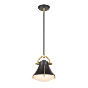 Urbanite 9'' Wide 1-Light Mini Pendant - Matte Black 1