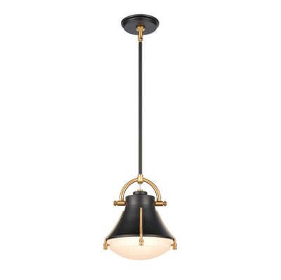 Urbanite 9″ Wide 1-Light Mini Pendant - Matte Black