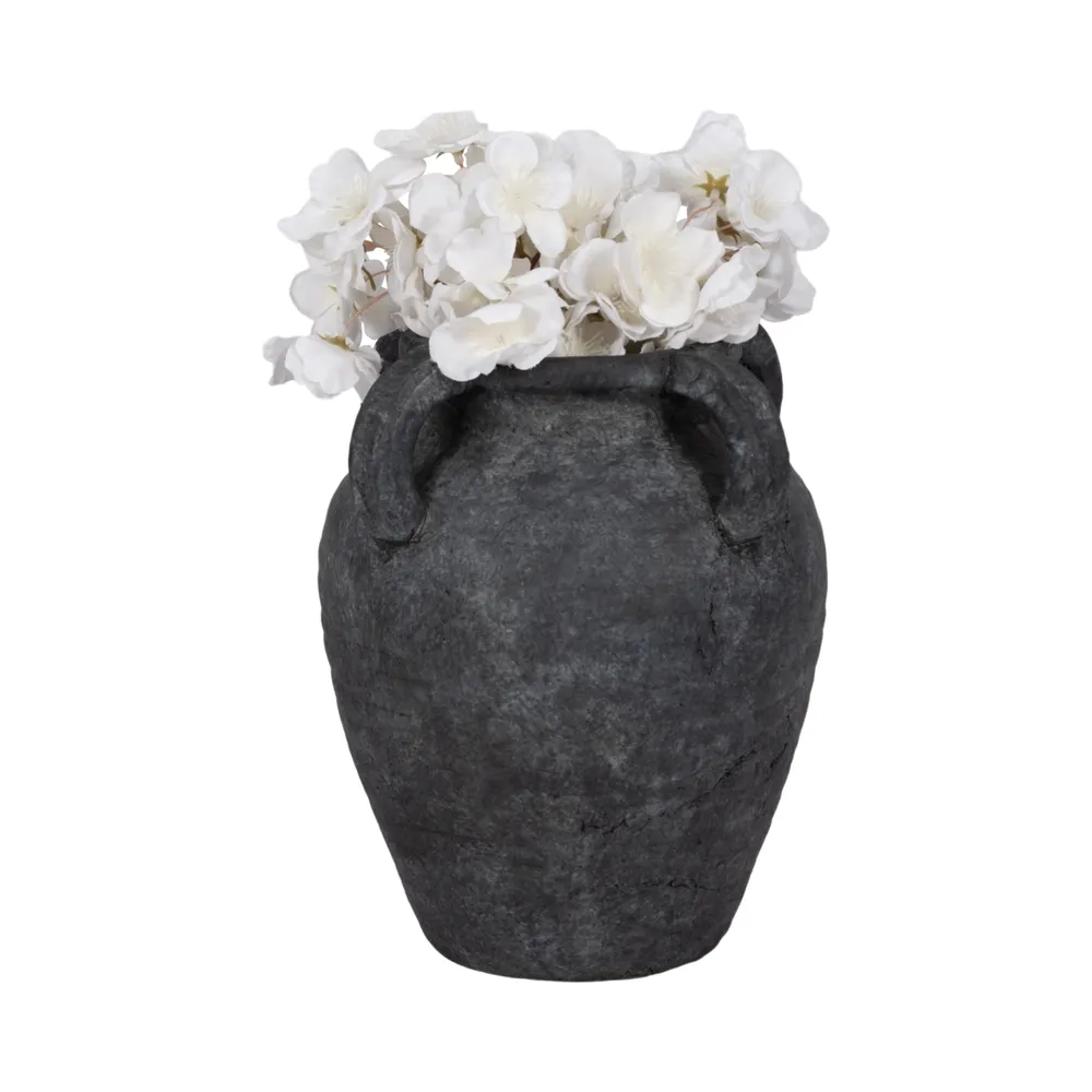 SKYELAKE BLACK VASE 10 (IN)