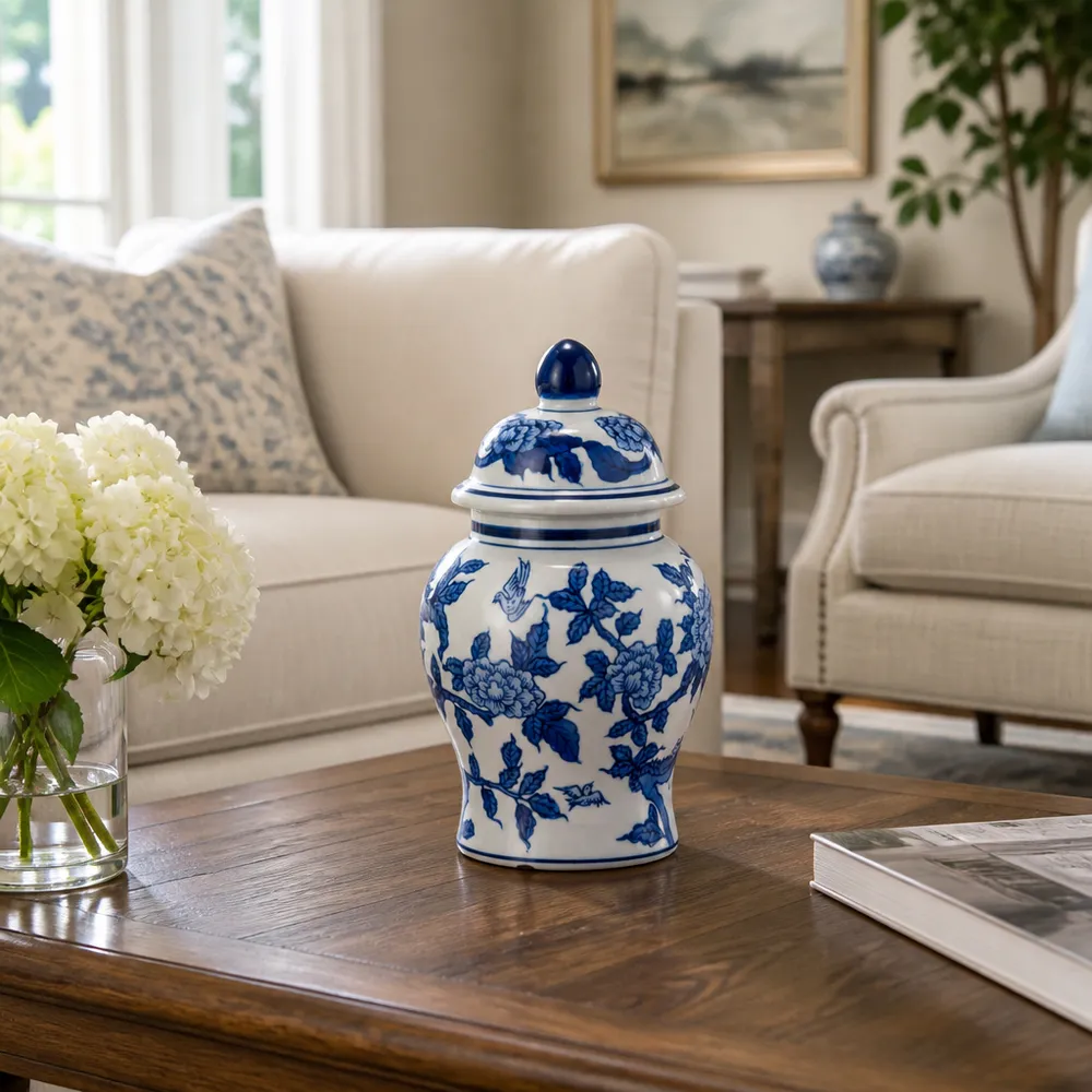 GUNNSHAW BLUE CHINOISERIE 9 (IN)