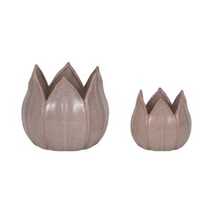 GENTRYWIND SET OF 2 PURPLE PLANTER 7 (IN) 1