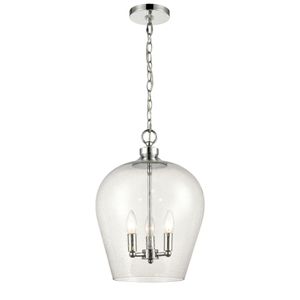 Darlene 13'' Wide 3-Light Pendant - Polished Chrome 1
