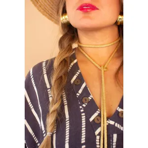 Striped Kaftan with Button Detail 7