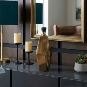FRAZER GOLD VASE 13 (IN) 12