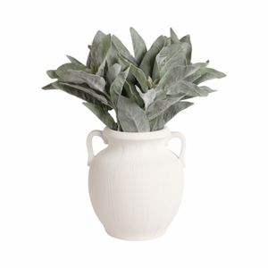 GARTONSHAW WHITE VASE 10 (IN) 3