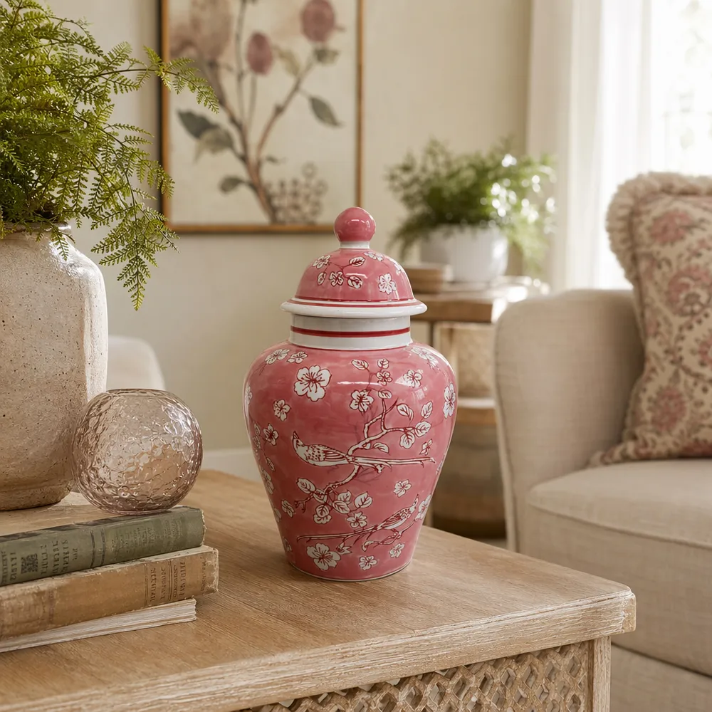 BAKERRIDGE PINK CHINOISERIE 14 (IN)