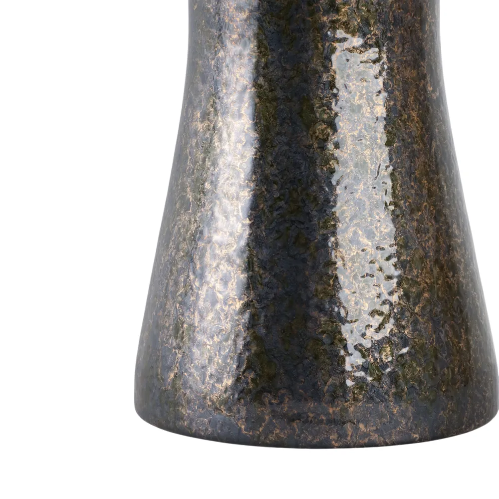 THORNTON BLACK GLASS VASE 34 (IN)