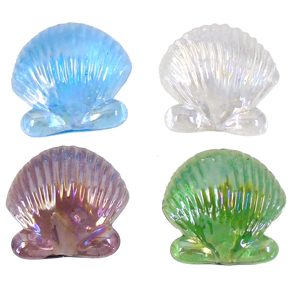 1-3/4" SEASHELL PAPER WEIGHT 4-ASST