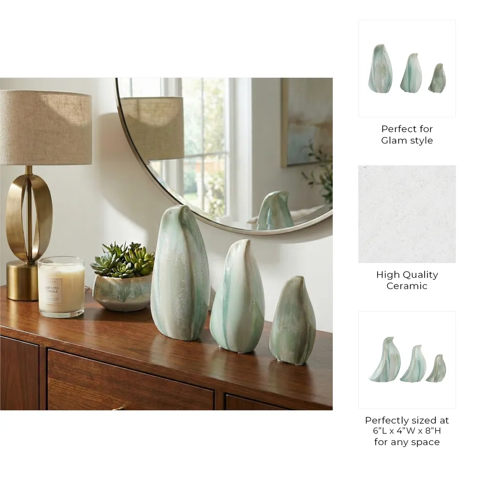 DYLANGROVE SET OF 3 IVORY DECOR 8 (IN)
