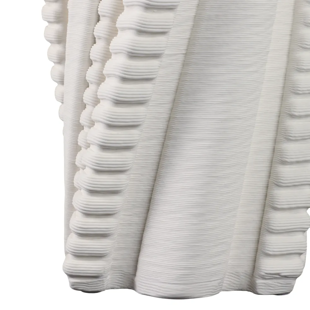 CALDERFIELD IVORY VASE 13 (IN)