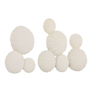 TODDMILL SET OF 3 WHITE WALL SCULPTURES 13 (IN) 3