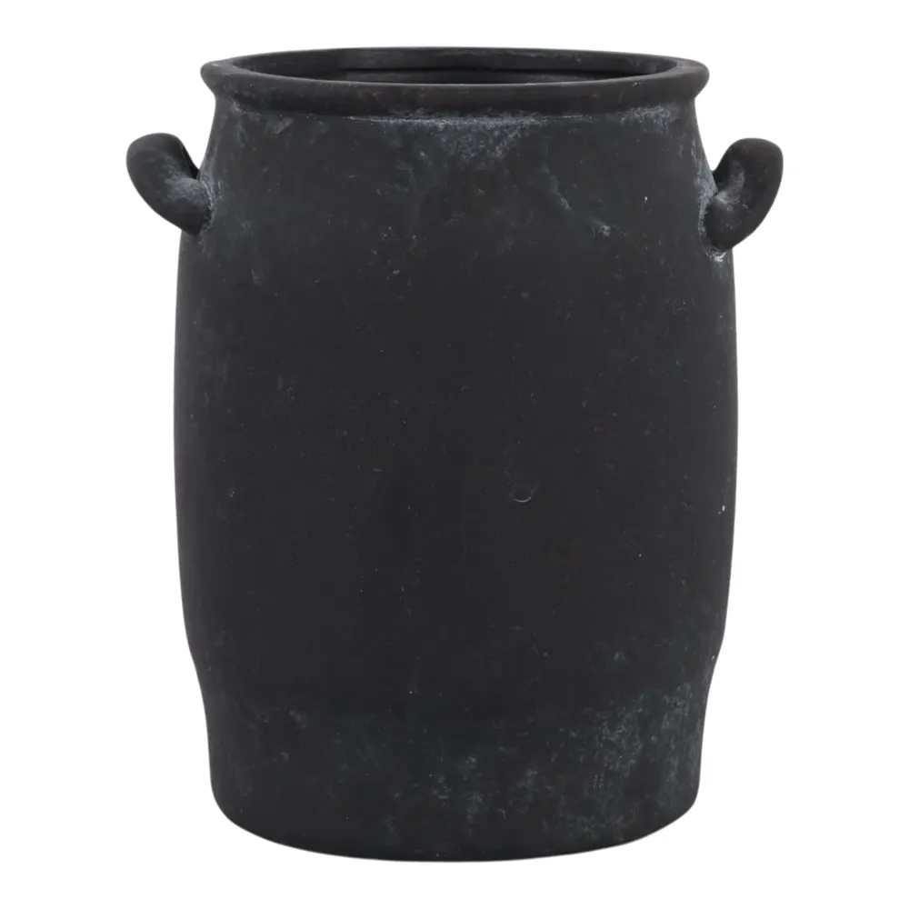 FRAZERCROSS BLACK VASE 9 (IN)