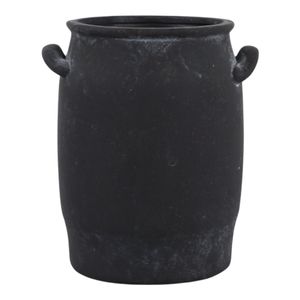 FRAZERCROSS BLACK VASE 9 (IN) 6