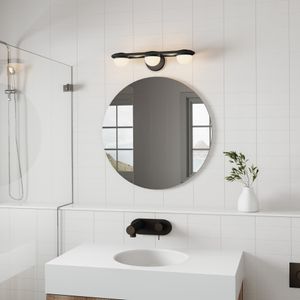 Nelly 22'' Wide 3-Light Vanity Light - Matte Black 7