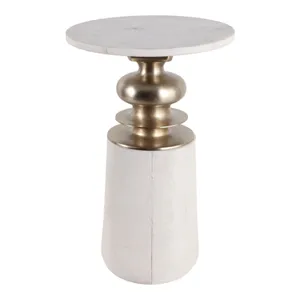 MAEHAVEN WHITE TABLE 23 (IN) 1