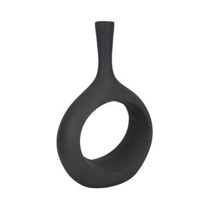HALSEYOAK GRAY VASE 24 (IN) 4