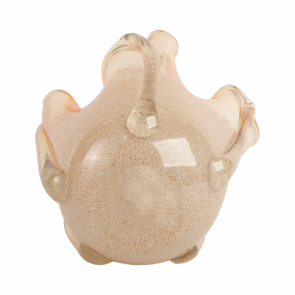 DAXTONROSE TAN GLASS VASE 9 (IN)