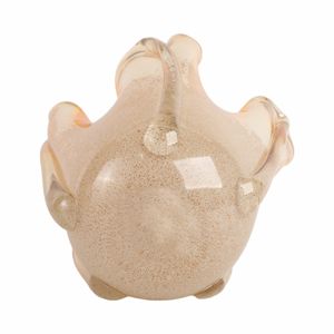 DAXTONROSE TAN GLASS VASE 9 (IN) 8