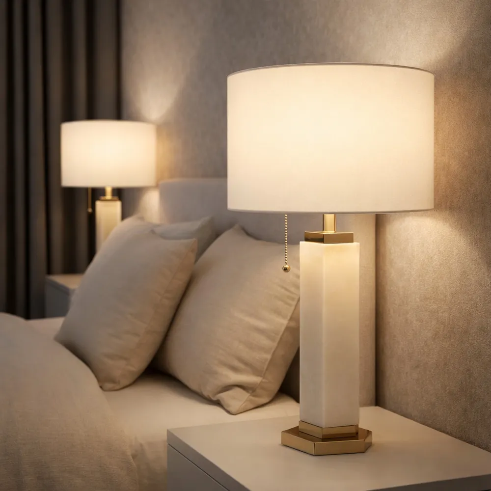 BRYNBROOK WHITE LAMP 28 (IN)