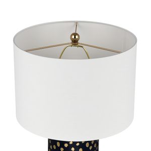 Signe 26'' High 1-Light Table Lamp - Navy 3