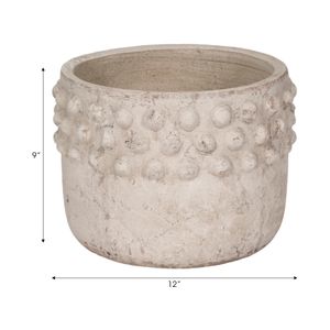 ROCKSIDE IVORY PLANTER 9 (IN) 9