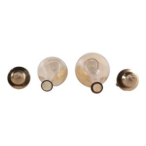 RUBYLAND SET OF 2 GOLD JARS 18 (IN) 9