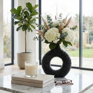 CANTONGATE BLACK VASE 12 (IN) 10