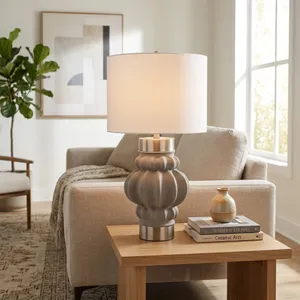 ASPENTON GRAY LAMP 26 (IN) 8