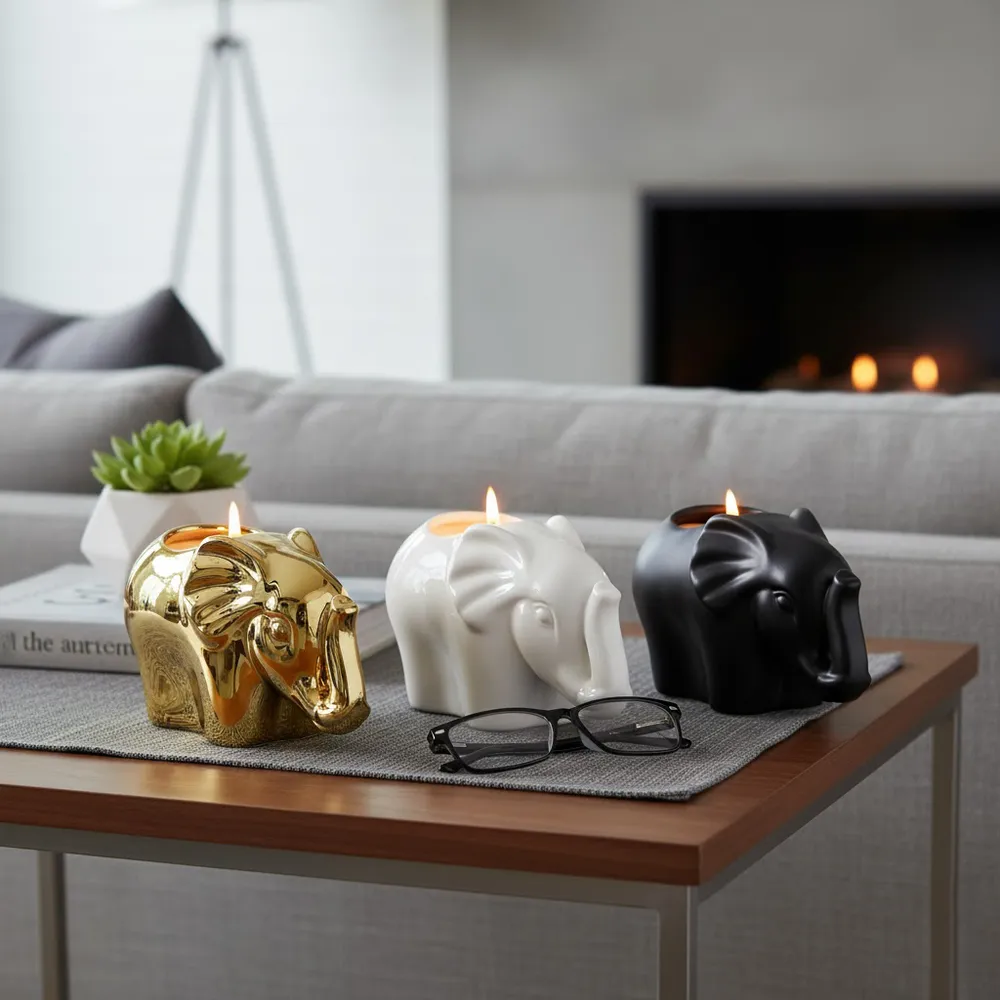 ARNETTCLIFF SET OF 3 PLUMERIA CANDLE 5 (IN)