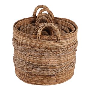 CADENWELL SET OF 4 BROWN BASKETS 19 (IN) 7