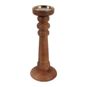 HACKETTRIDGE BROWN CANDLE HOLDER 13 (IN) 4