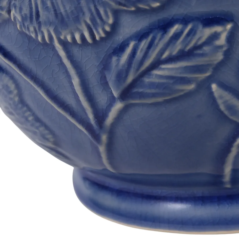 CLAYBROOK SET OF 3 BLUE PLANTER 9 (IN)