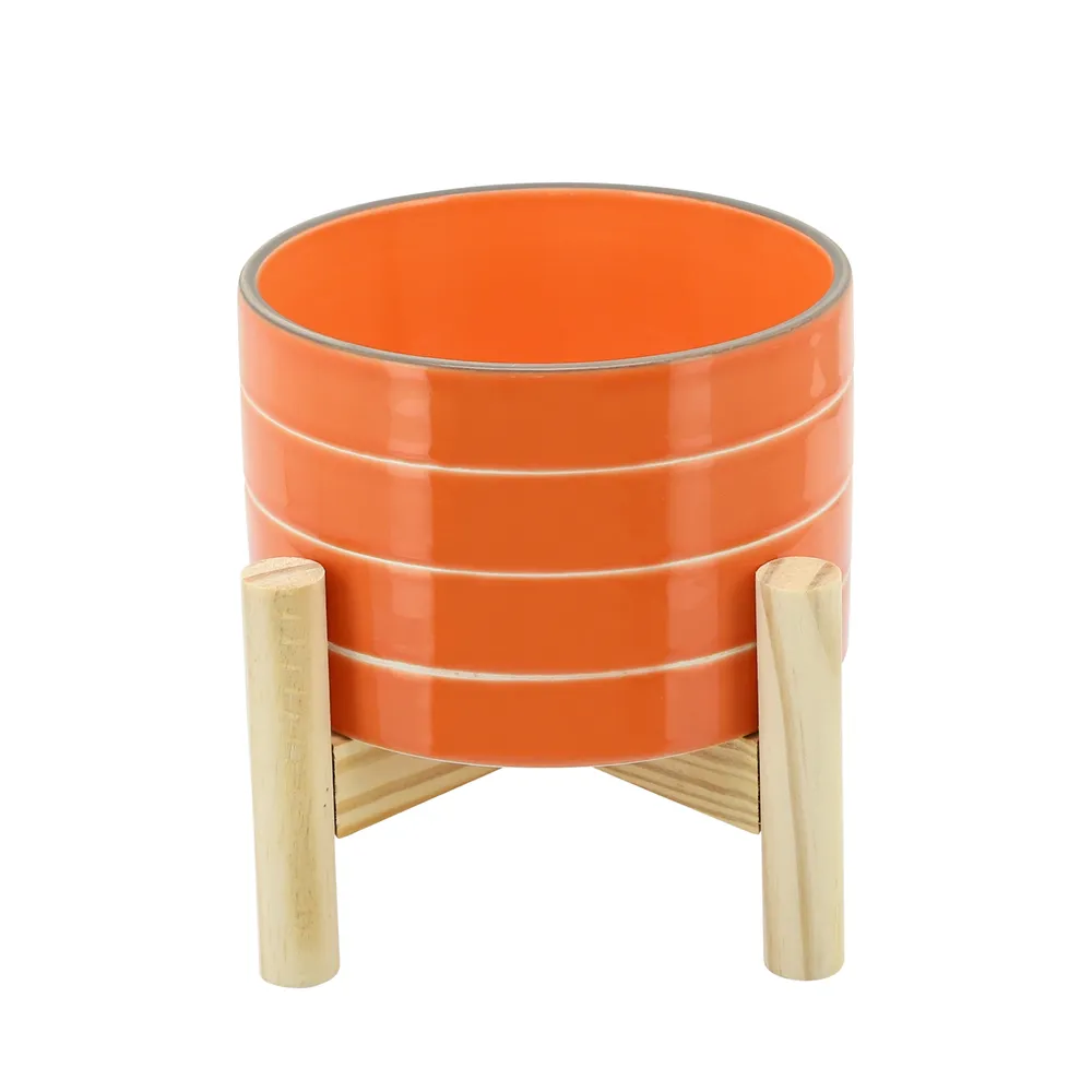 PEYTONFORD ORANGE PLANTER 6 (IN)