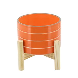 PEYTONFORD ORANGE PLANTER 6 (IN) 1