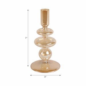 ELLENLAND GOLD CANDLE HOLDER 7 (IN) 7