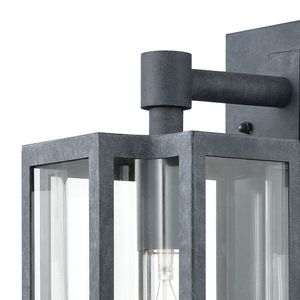 Bianca 13'' High 1-Light Outdoor Sconce - Aged Zinc 3