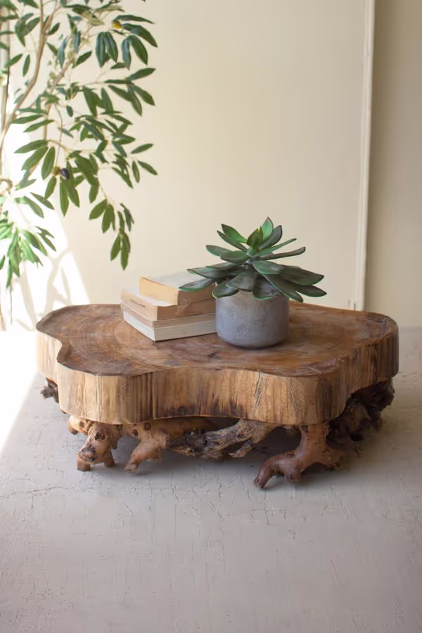 Mulberry Root and Willow Wood Serving Tray