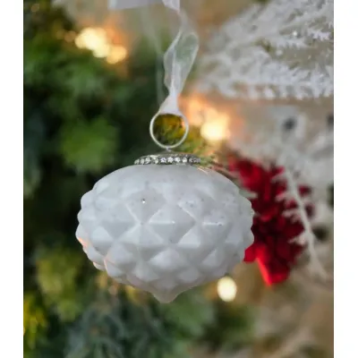 Snowkiss Charm Hanging Ornament 3.5in
