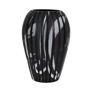 GARFIELDTON BLACK GLASS VASE 19 (IN) 1