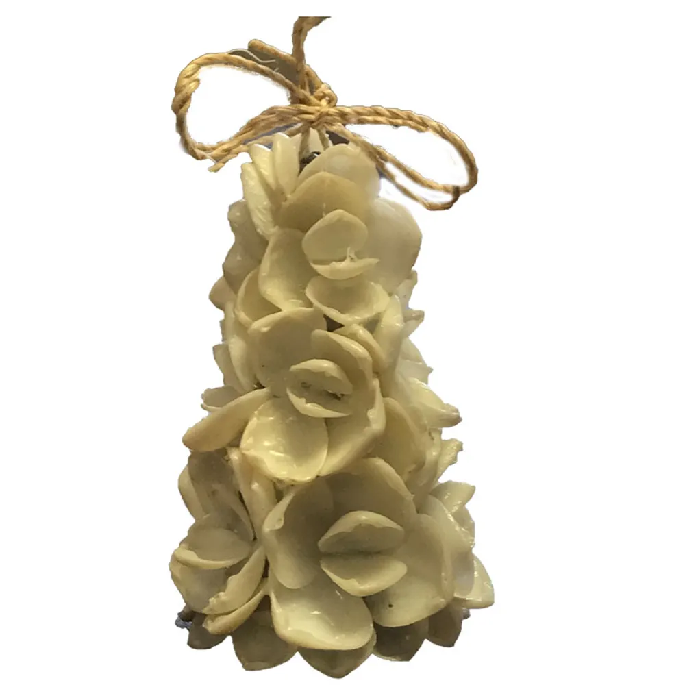 3-1/2" CAYCAY SHELL FLOWER TREE ORNAMENT