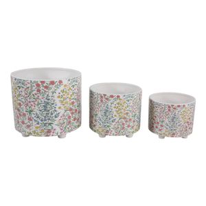 ELMMORE SET OF 3 YELLOW PLANTER 11 (IN) 4