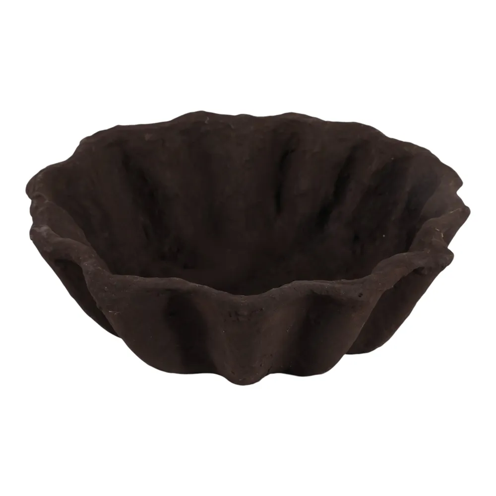 HADFIELDOAK BROWN BOWL 4 (IN)