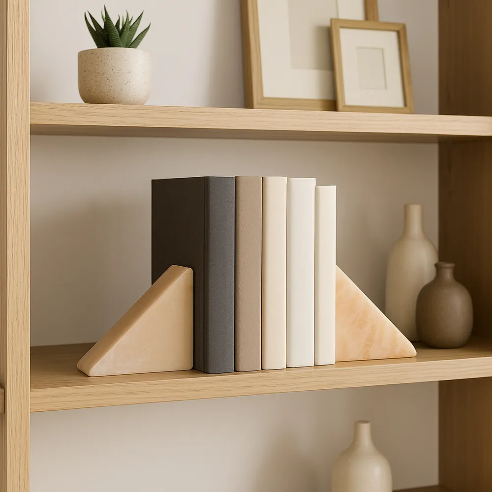 EMORYWORTH SET OF 2 ORANGE BOOKENDS 5 (IN)