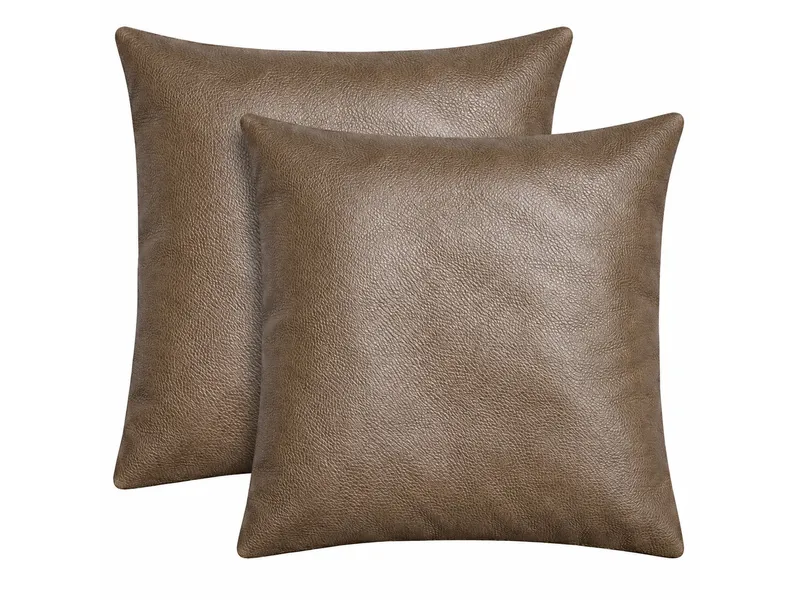 Leather Pillow 2 pack - 18"x18" thumbnail