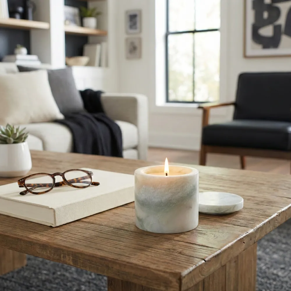 STONELEY CASHMERE VANILLA & MUSK CANDLE 5 (IN)
