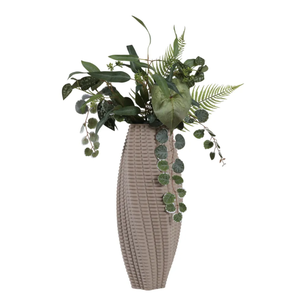 ELWINROSE GRAY VASE 19 (IN)