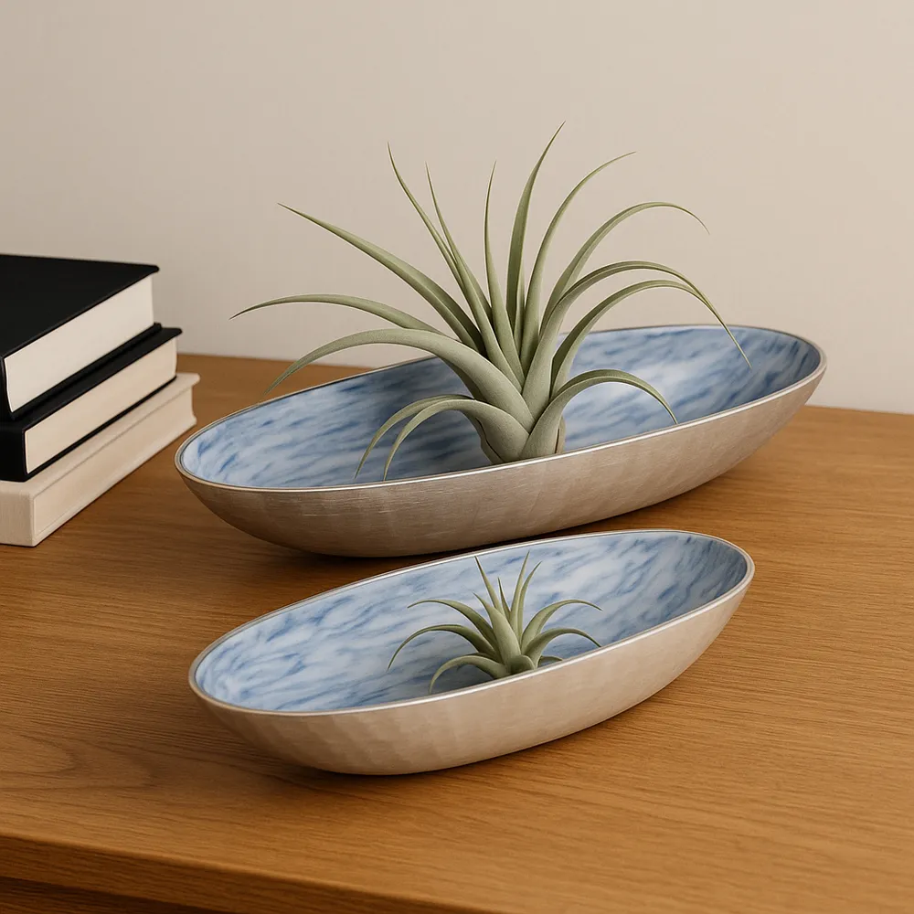 DEMPSEYFORD SET OF 2 BLUE BOWLS 5 (IN)