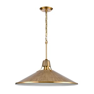 Danique 24'' Wide 1-Light Pendant - Corkwood 2